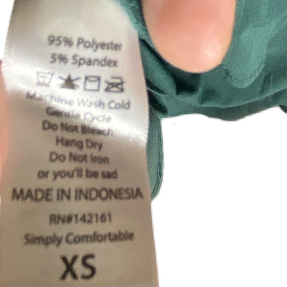 LuLaRoe Georgia Three Tiered Dress In Green Size XS - Picture 10 of 12